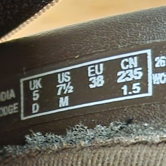 Clarks Scene Zip Booties – Women’s 7.5, Dark Taupe, Side Zip, Unworn - Picture 5 of 14
